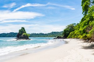 The main beach of Manuel Antonio