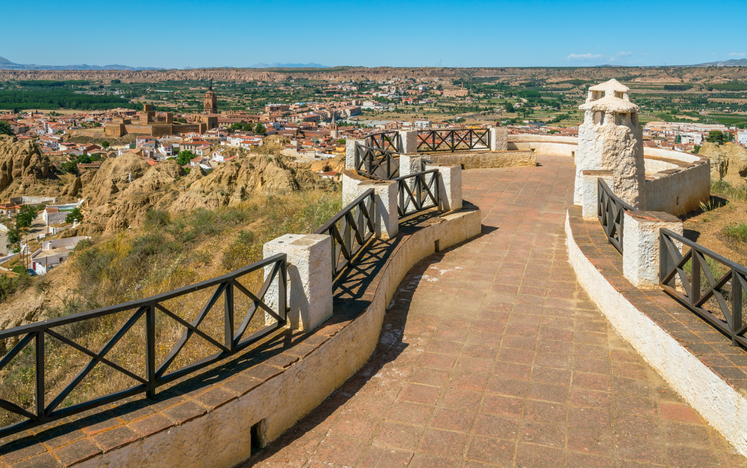 vistas panorámicas de Guadix