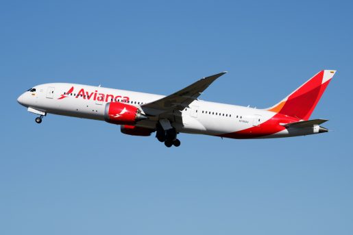 Avianca Boeing 787-8 Dreamliner N780AV passenger plane departure at Madrid Barajas Airport